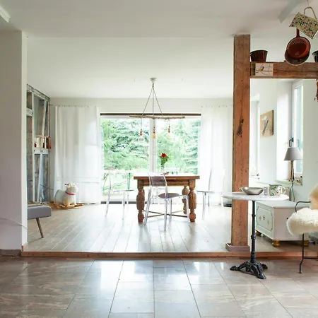 Idyllic Between Fields And Elbe Dyke Eickerhoefe