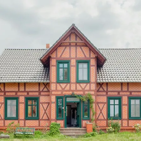 Idyllic Between Fields And Elbe Dyke Eickerhoefe
