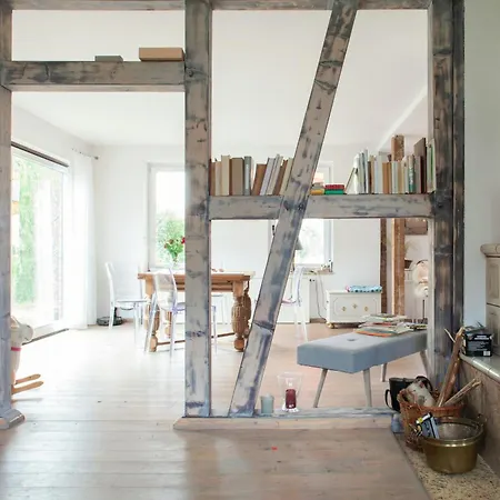 Idyllic Between Fields And Elbe Dyke *