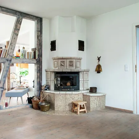 Idyllic Between Fields And Elbe Dyke Eickerhoefe