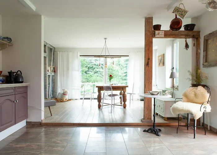 Idyllic Between Fields And Elbe Dyke Eickerhoefe