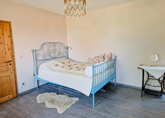 Idyllic Between Fields And Elbe Dyke *