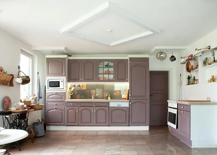 Idyllic Between Fields And Elbe Dyke