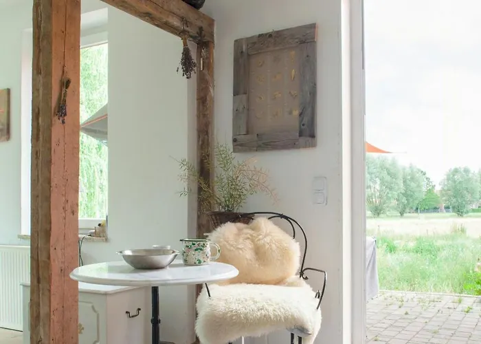 Idyllic Between Fields And Elbe Dyke Ferienhaus Eickerhoefe