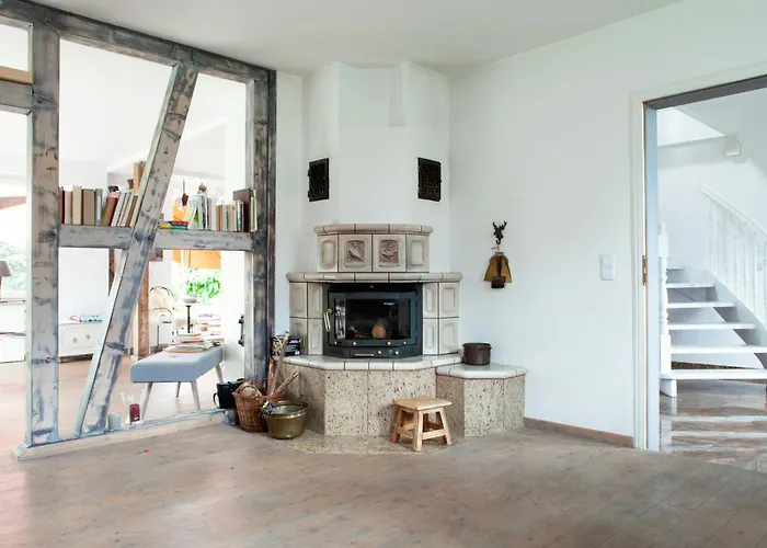 Idyllic Between Fields And Elbe Dyke Eickerhoefe